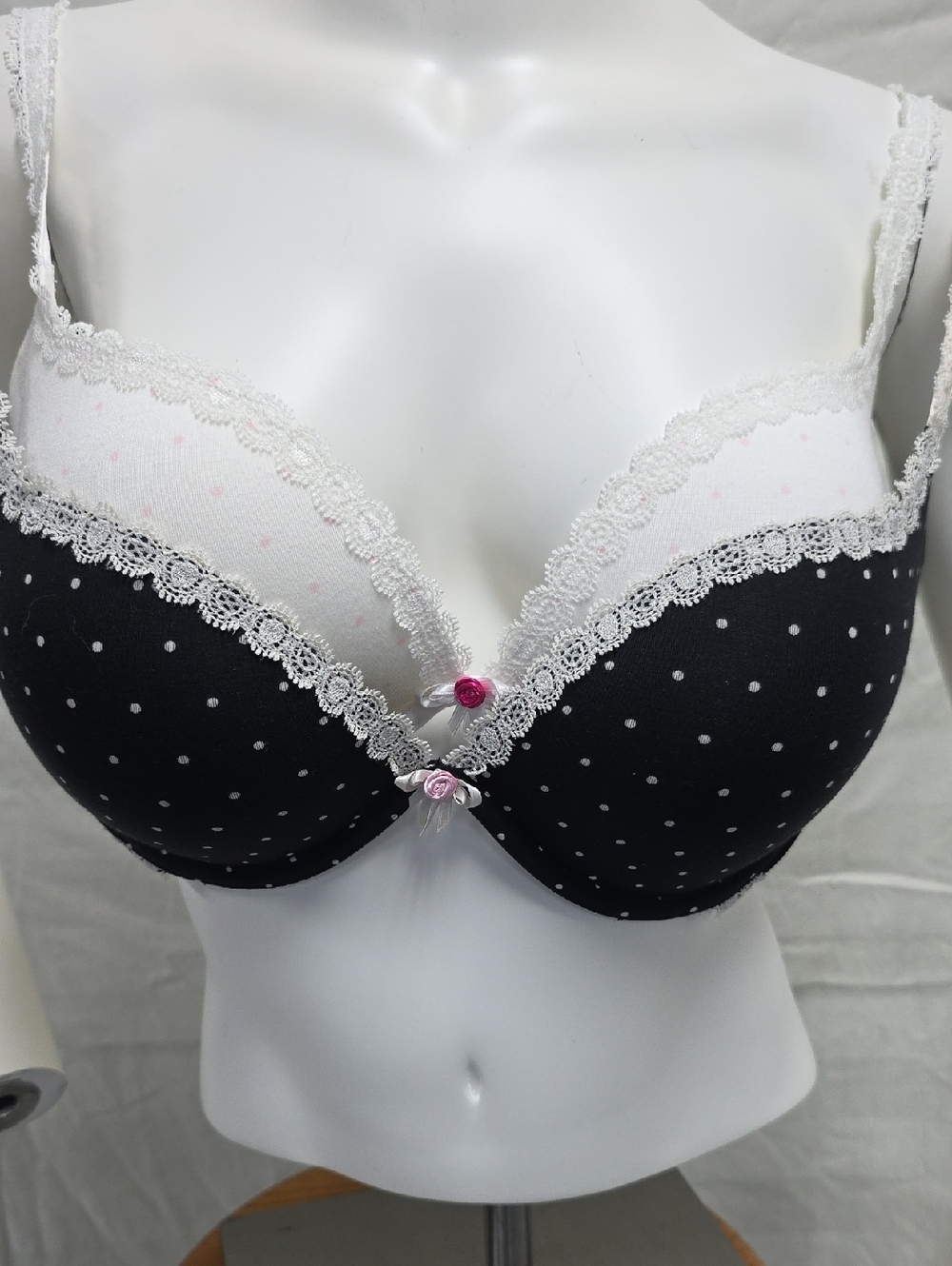 Victoria Secret Padded Polka Dot Bras